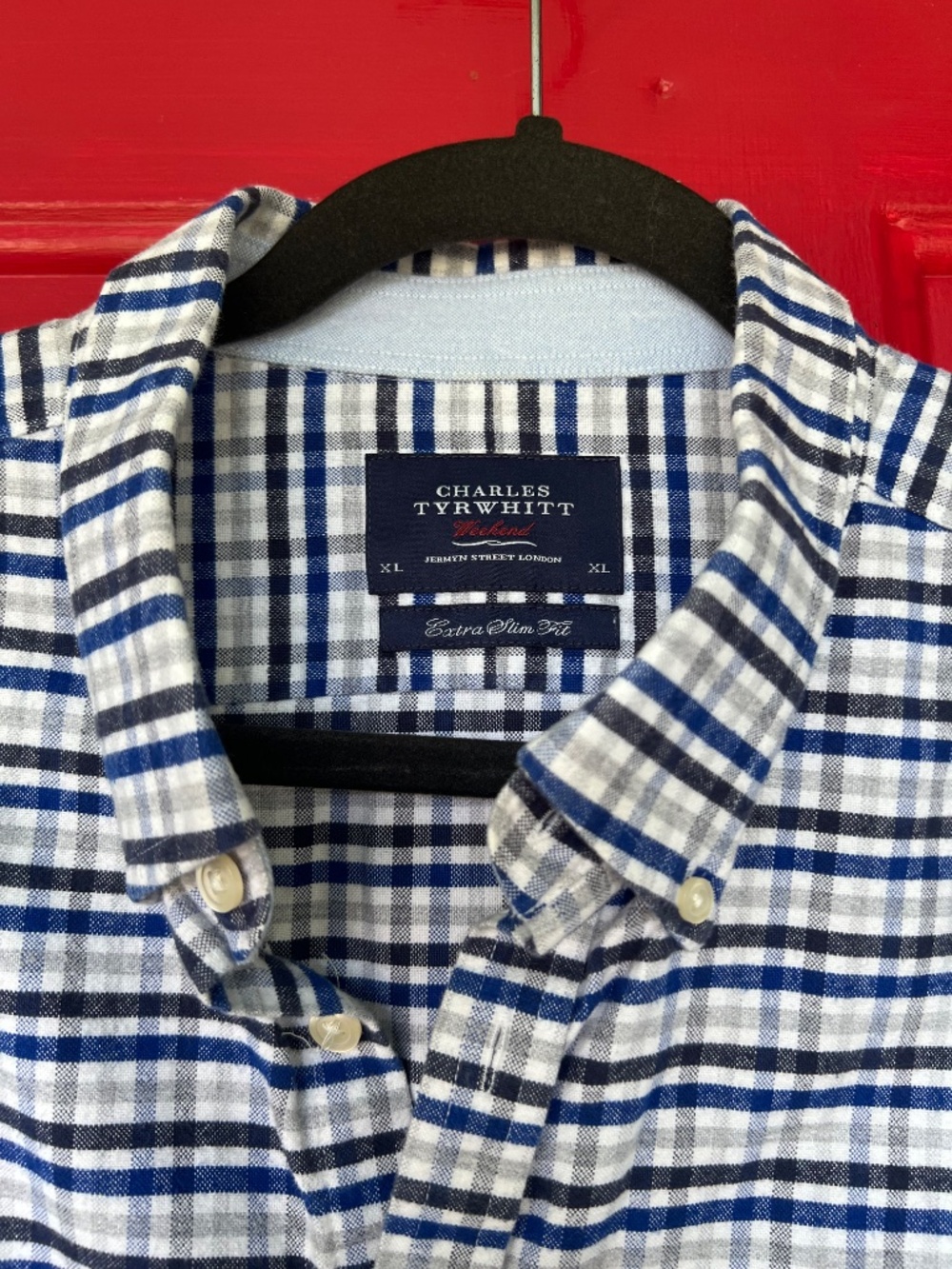 Charles Tyrwhitt Men's XL Weekend Extra Slim Fit Comfy Soft Warm Long Sleeve